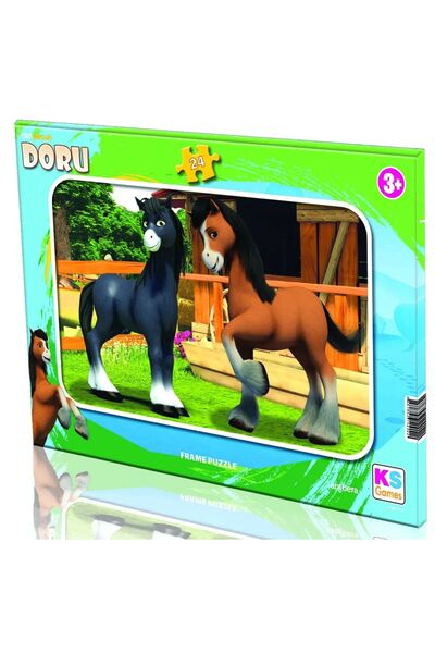 Ks Games لغز إطار دورو من تي آر تي للأولاد والبنات - 24 قطعة - للأعمار فوق 3 ...