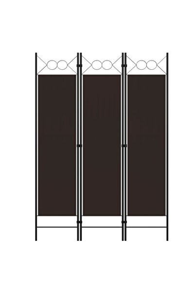 Concept Paravan de cameră cu 3 panouri, maro, 120 x 180 cm