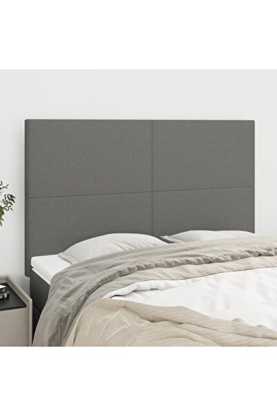 Concept Κομοδίνα, 4 τεμάχια, σκούρο γκρι, 72x5x78/88 cm, ύφασμα