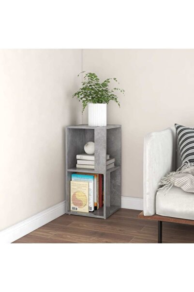 Concept Γωνιακό ντουλάπι, γκρι σκυροδέματος, 33x33x67 cm, μοριοσανίδα