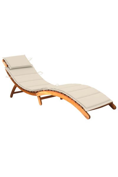 Concept Ξαπλώστρα κήπου με Μαξιλάρι, από μασίφ ξύλο ακακίας