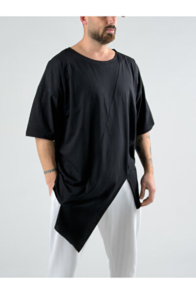 COCOPELLI Asimetric Negru Bărbați tricou COC2994