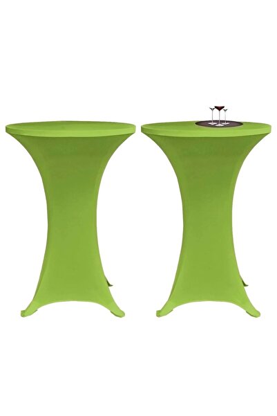 Concept Ελαστικό κάλυμμα τραπεζιού, 2 τεμ., πράσινο, 60 cm