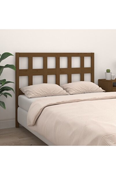 Concept Κομοδίνο, μελί καφέ, 125,5x4x100 εκ., μασίφ ξύλο πεύκου