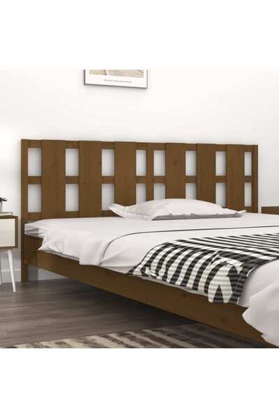 Concept Κομοδίνο, μελί καφέ, 205,5x4x100 εκ., μασίφ ξύλο πεύκου