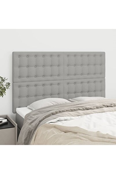 Concept Κομοδίνα, 4 τεμάχια, ανοιχτό γκρι, 72x5x78/88 cm, ύφασμα