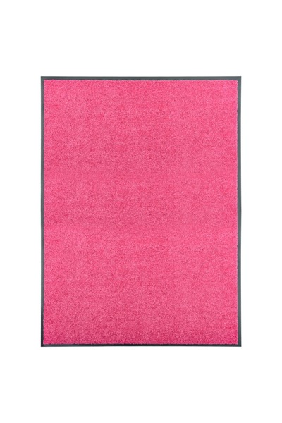 Concept Πλενόμενο ροζ χαλάκι πόρτας 90x120 εκ.