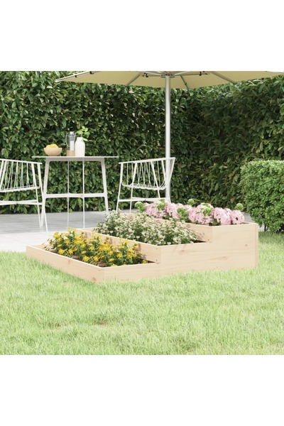 Concept Γλάστρα, 107x107x27 cm, από μασίφ ξύλο πεύκου