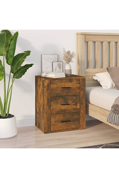 Concept Noptieră, stejar fumuriu, 50x36x60 cm, lemn compozit