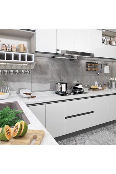 Concept Αυτοκόλλητη μεμβράνη επίπλων, λευκή, 500 x 90 cm, PVC