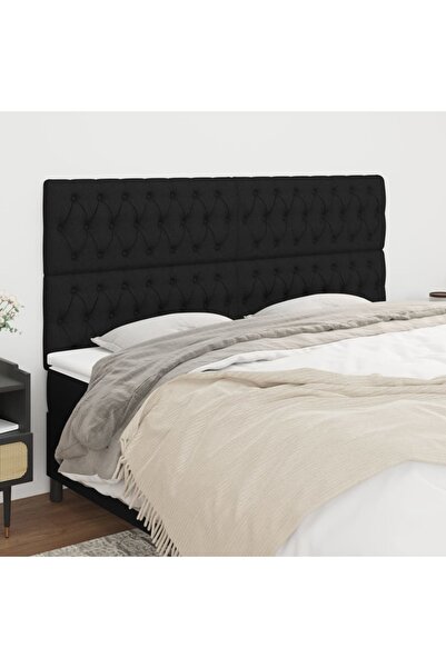 Concept Κομοδίνα, 4 τεμάχια, μαύρα, 90x7x78/88 cm, ύφασμα