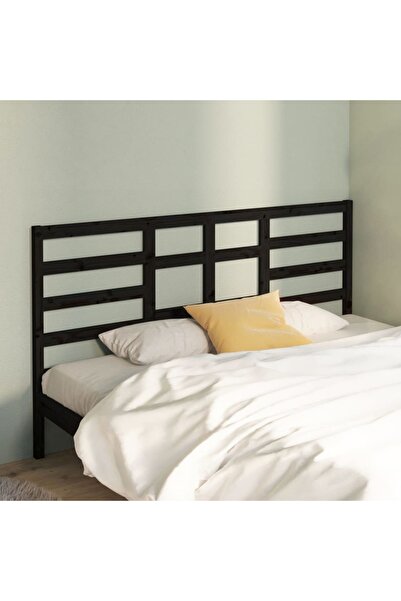 Concept Κομοδίνο, μαύρο, 186x4x104 cm, μασίφ ξύλο πεύκου