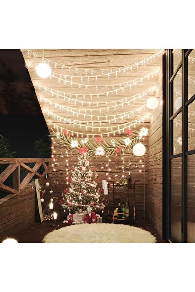 Concept Ghirlandă luminoasă, 400 LED-uri, alb cald, 8 funcții, 40 m