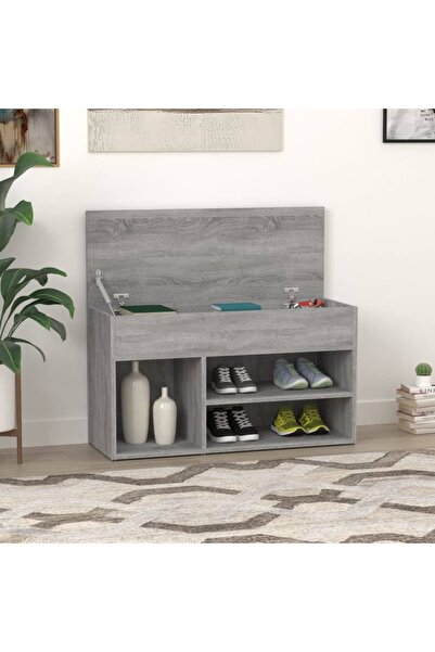 Concept Παγκάκι παπουτσιών sonoma δρυς 80x30x45 εκ. επεξεργασμένο ξύλο