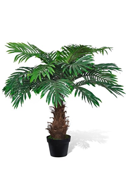 Concept Palmier Cycas artificial cu aspect și ghiveci 80 cm