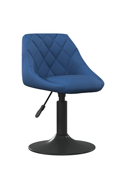 Concept Scaun de bucătărie, albastru, catifea