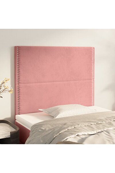 Concept Tăblii de pat, 2 buc, roz, 100x5x78/88 cm, catifea