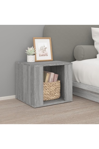 Concept Noptieră, gri sonoma, 41x40x36 cm, lemn compozit