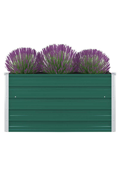 Concept Strat înălțat grădină, verde, 100x100x45 cm, oțel galvanizat