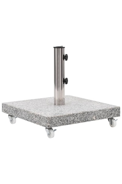 Concept Βάση ομπρέλας, γκρι, 30 kg, γρανίτη, τετράγωνη