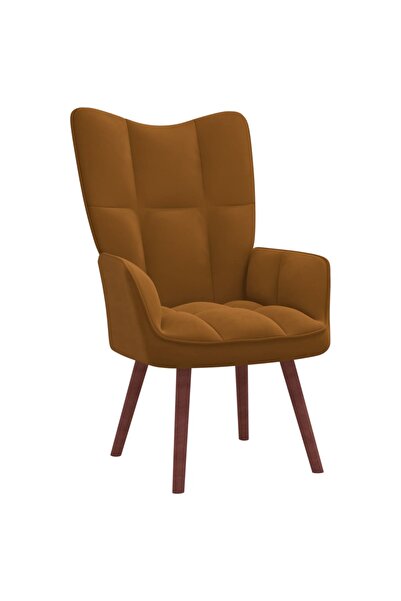 Concept Πολυθρόνα, καφέ, Βελούδο