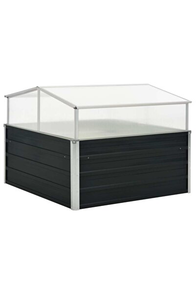 Concept Θερμοκήπιο, ανθρακί, 100x100x77 cm, γαλβανισμένο ατσάλι