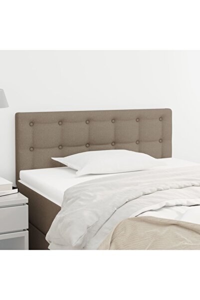 Concept Tăblie de pat, gri taupe, 80x5x78/88 cm, textil