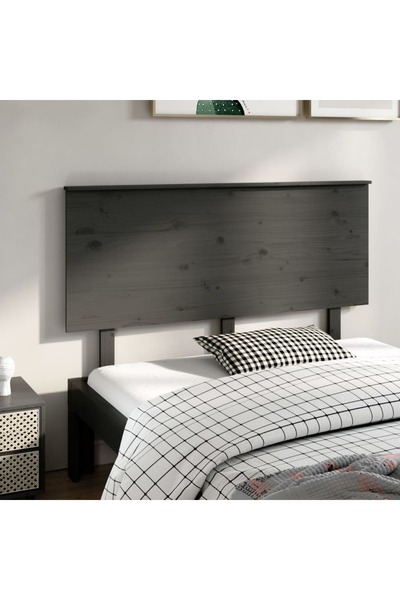 Concept Κομοδίνο, γκρι, 144x6x82,5 cm, μασίφ ξύλο πεύκου