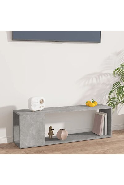 Concept Comodă TV, gri, 100x24x32 cm, PAL