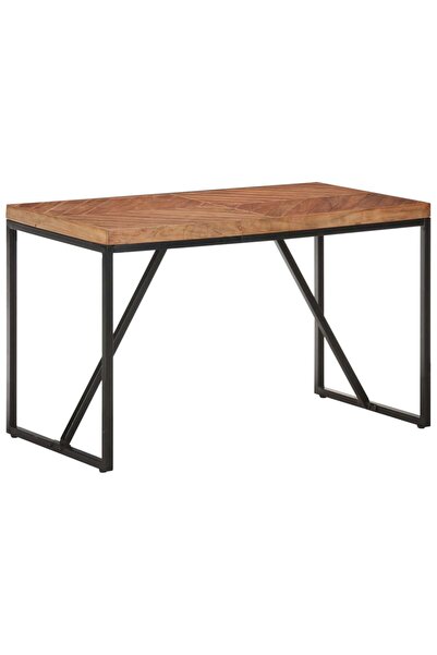 Concept Τραπέζι κουζίνας 120x60x76 εκ. από μασίφ ξύλο ακακίας/μάνγκο