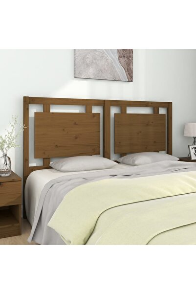 Concept Κομοδίνο, μελί καφέ, 155,5x4x100 εκ., μασίφ ξύλο πεύκου