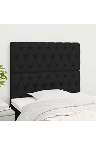 Concept Κομοδίνα, 2 τεμ., μαύρο, 100x7x78/88 cm, ύφασμα