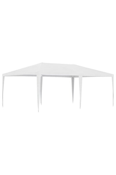 Concept Cort de petrecere, alb, 4 x 6 m