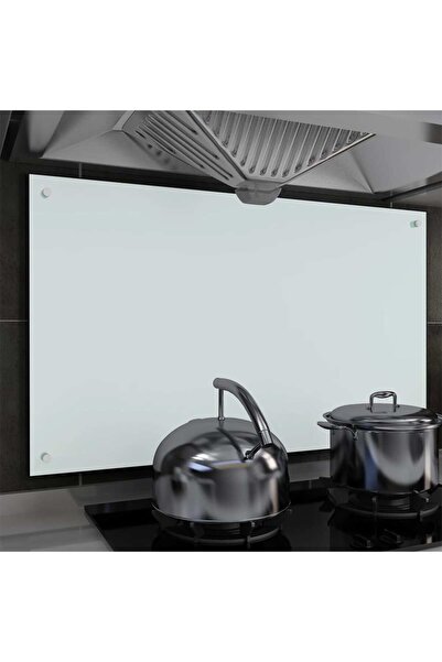 Concept Πλαίσιο κουζίνας, λευκό, 100x60 εκ., σκληρυμένο γυαλί