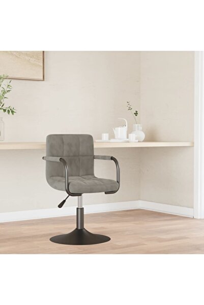 Concept Σκαμπό μπαρ, ανοιχτό γκρι, Βελούδο