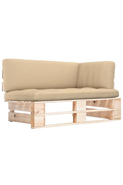 Concept Canapea de grădină din paleți, colțar, lemn de pin tratat