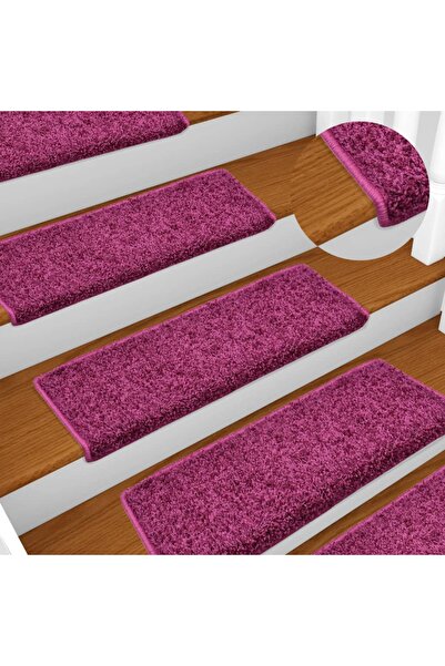 Concept Πατάκια σκαλοπατιών, 15 τεμ., μωβ, 65 x 25 εκ.