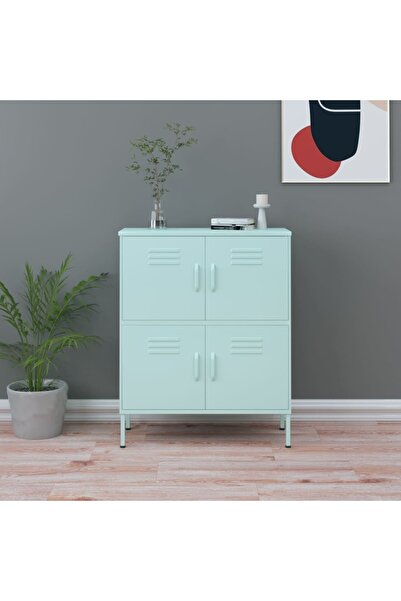 Concept Dulap de depozitare, verde mentă, 80x35x101,5 cm, oțel