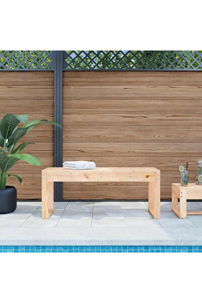 Concept Παγκάκι κήπου, 110x38x45 εκ., μασίφ ξύλο πεύκου