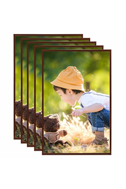Concept Rame foto colaj pentru perete/masă, 5 buc., bronz, 70x90 cm MDF