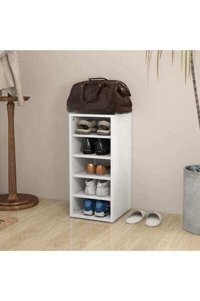 Concept Ράφι παπουτσιών, λευκό, 31,5x35x70 cm, μοριοσανίδα