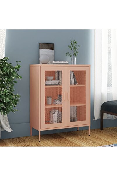 Concept Ντουλάπι αποθήκευσης, ροζ, 80x35x101,5 cm, ατσάλι