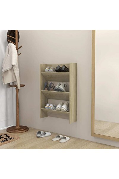 Concept Pantofar de perete, stejar sonoma, 60x18x90 cm, PAL