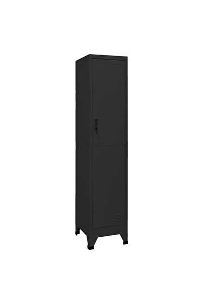 Concept Ντουλάπι αρχείων, μαύρο, 38x45x180 cm, ατσάλι