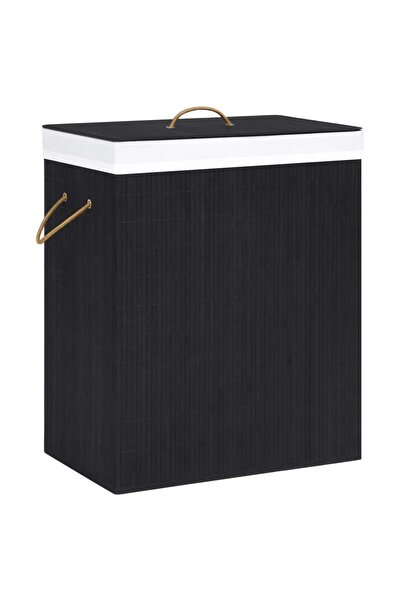 Concept Καλάθι πλυντηρίου από Μπαμπού , μαύρο, 100 λίτρα