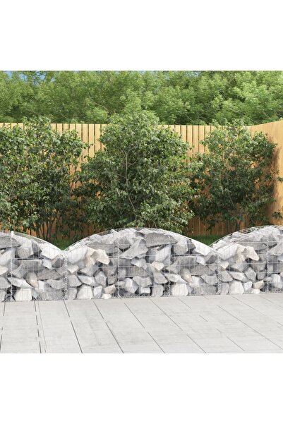 Concept Coș gabion arcuit, 150x50x40/60 cm, fier galvanizat