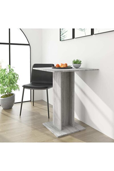 Concept Măsuță de bistro, sonoma gri, 60x60x75 cm, lemn prelucrat