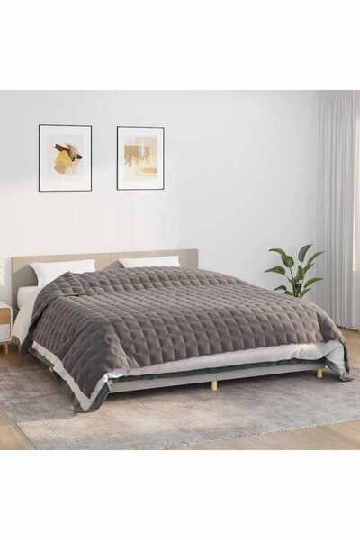 Concept Pătură cu greutăți, gri, 235x290 cm, 11 kg, material textil