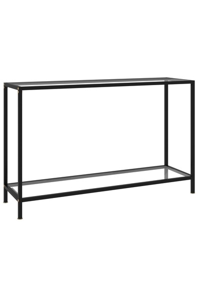 Concept Τραπέζι κονσόλας, Διαφανές, 120 x 35 x 75 εκ., σκληρυμένο γυαλί