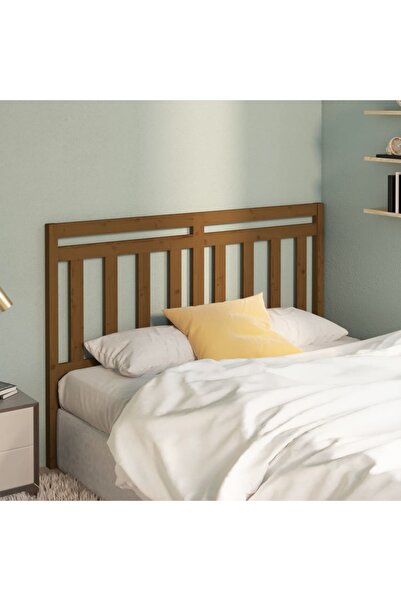 Concept Κομοδίνο, μελί καφέ, 126x4x100 εκ., μασίφ ξύλο πεύκου